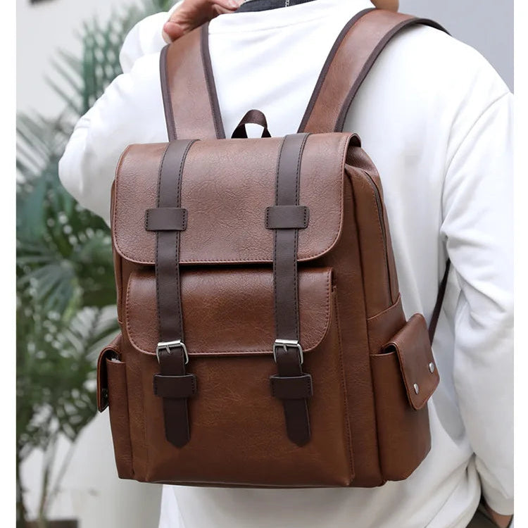 Mochila de Cuero Vintage