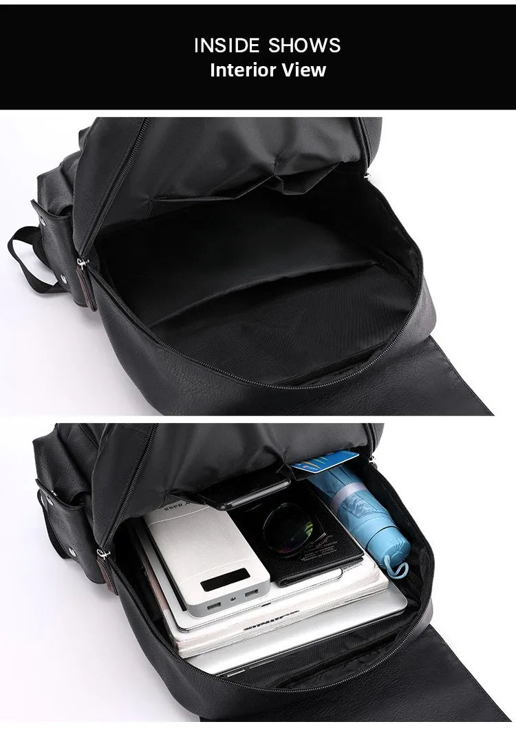 Mochila de Cuero Vintage