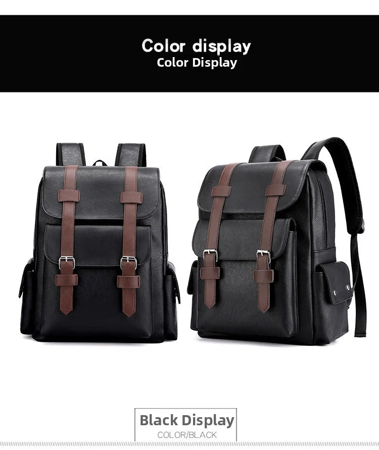 Mochila de Cuero Vintage