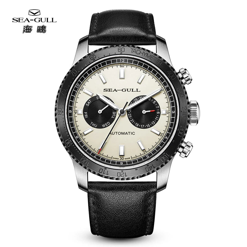 Reloj Hombre SEA-GULL 6177 – Panda Eye Pilot GMT