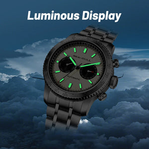 Reloj Hombre SEA-GULL 6177 – Panda Eye Pilot GMT