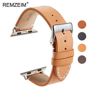 Correa de cuero REMZEIM Apple Watch