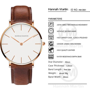 Reloj Hombre Japones Hannah Martin