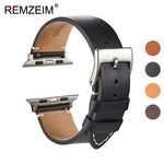Correa de cuero REMZEIM Apple Watch
