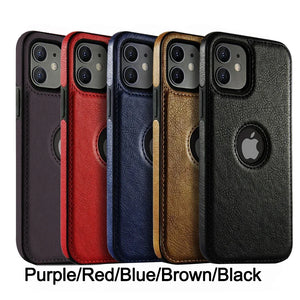 Funda de cuero vintage iPhone