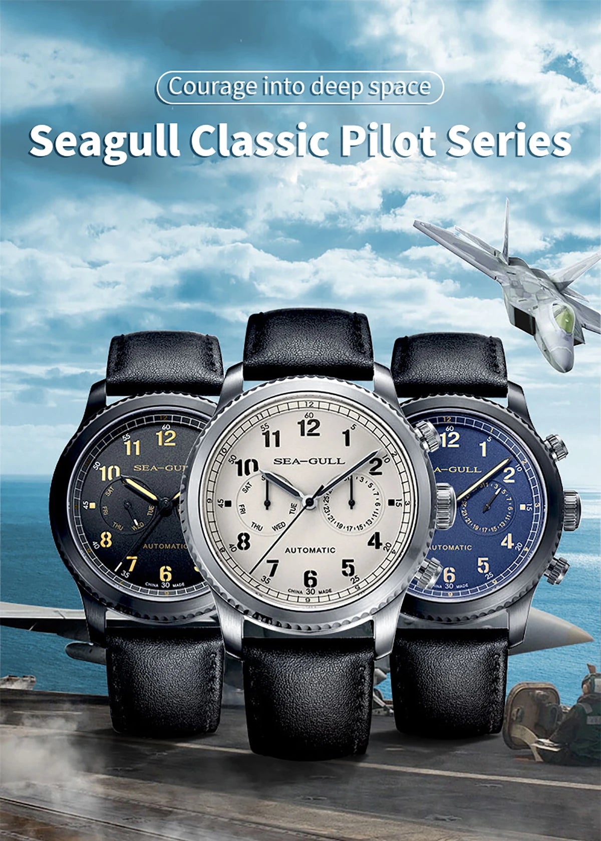 Reloj Hombre SEA-GULL  819.33.6080H