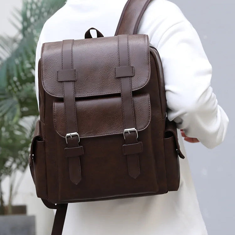 Mochila de Cuero Vintage