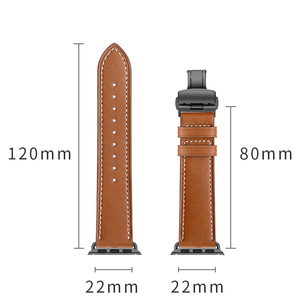 Correa de cuero RMUTANE Apple Watch