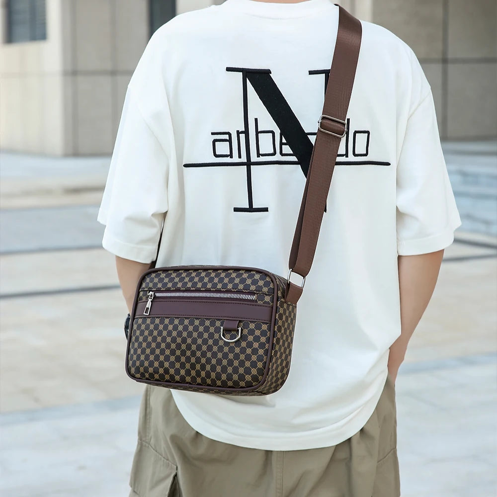 Bandolera de cuero Hombre