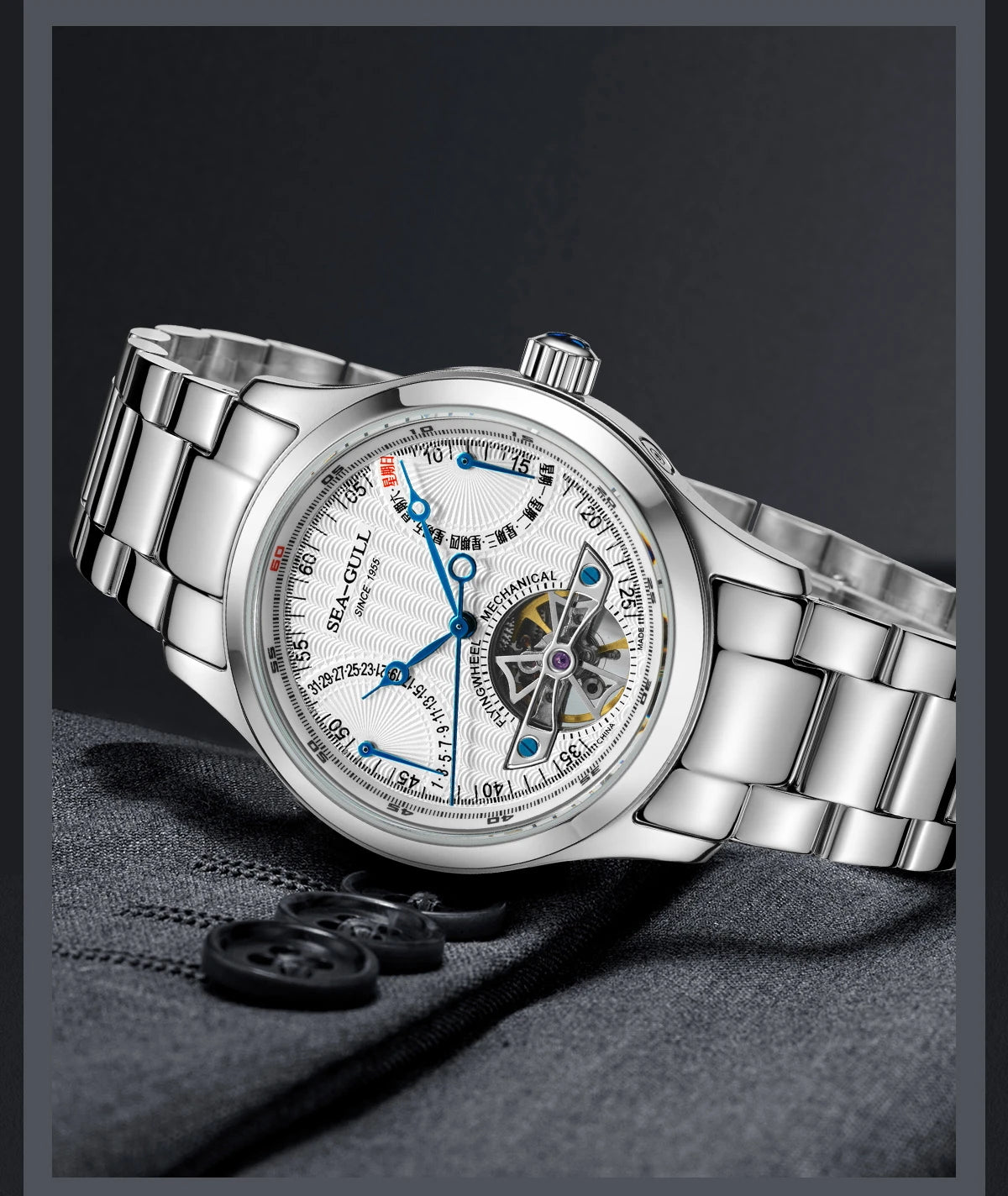 Reloj Hombre SEA-GULL M162S