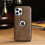 Funda de cuero vintage iPhone