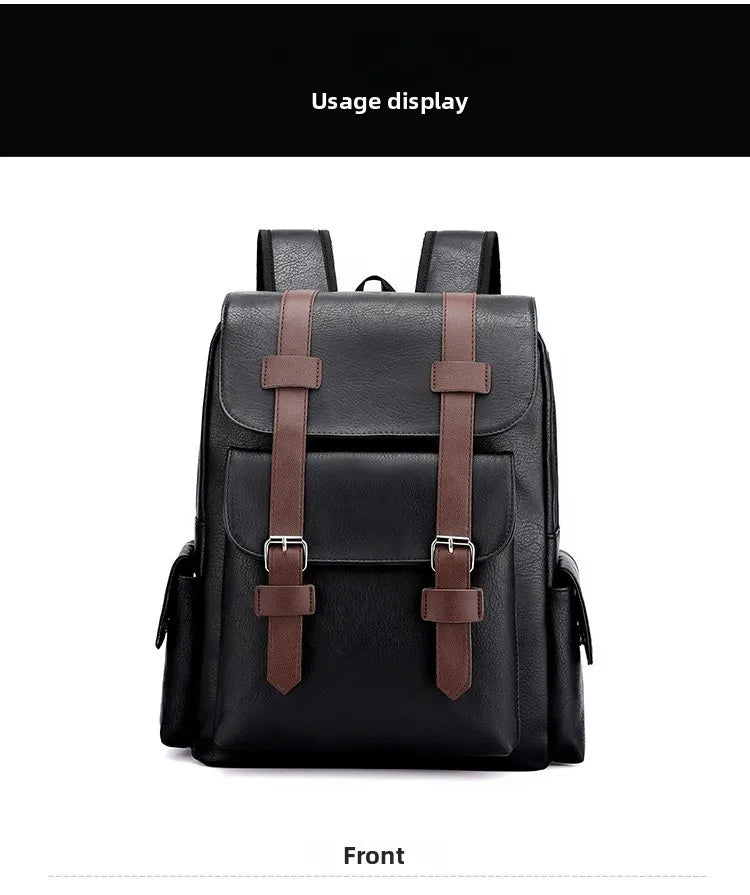 Mochila de Cuero Vintage