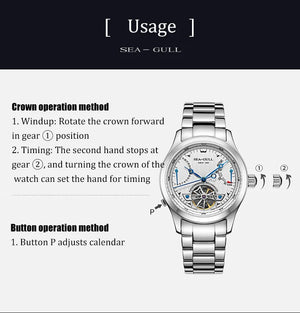 Reloj Hombre SEA-GULL M162S