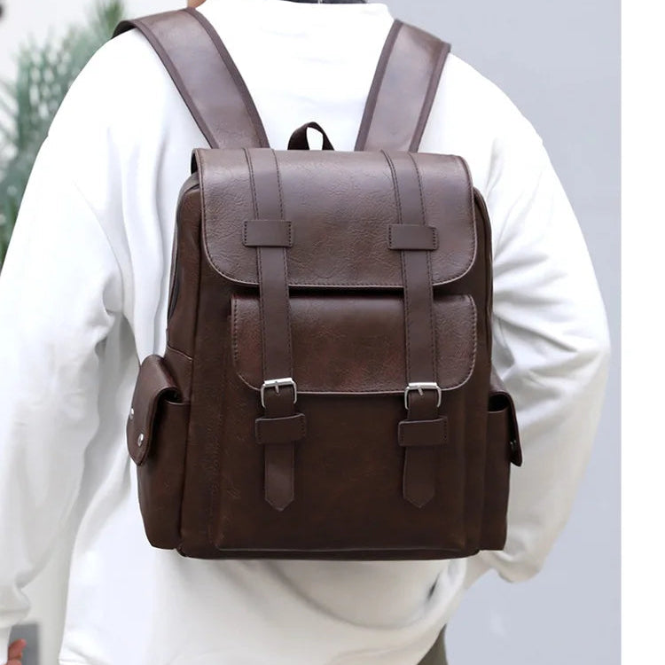 Mochila de Cuero Vintage