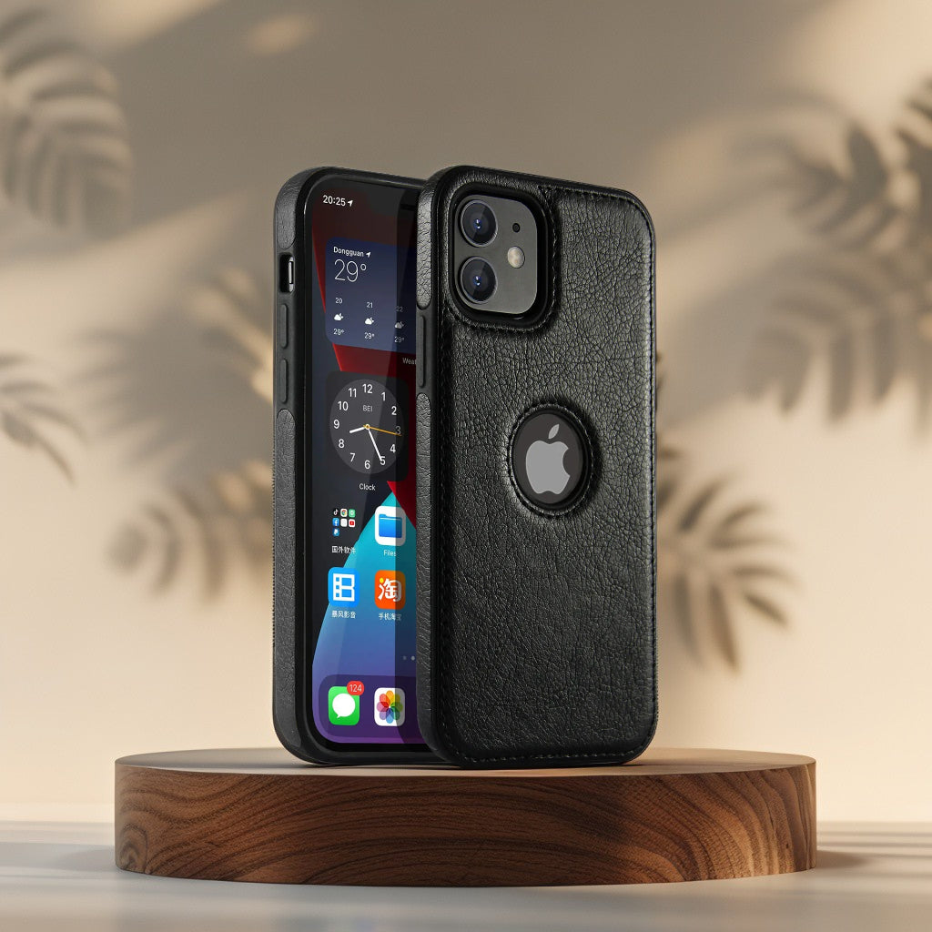 Funda de cuero vintage iPhone