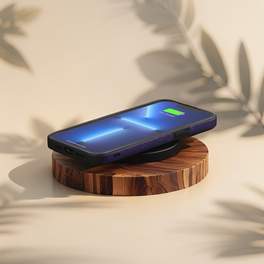 Funda de cuero vintage iPhone